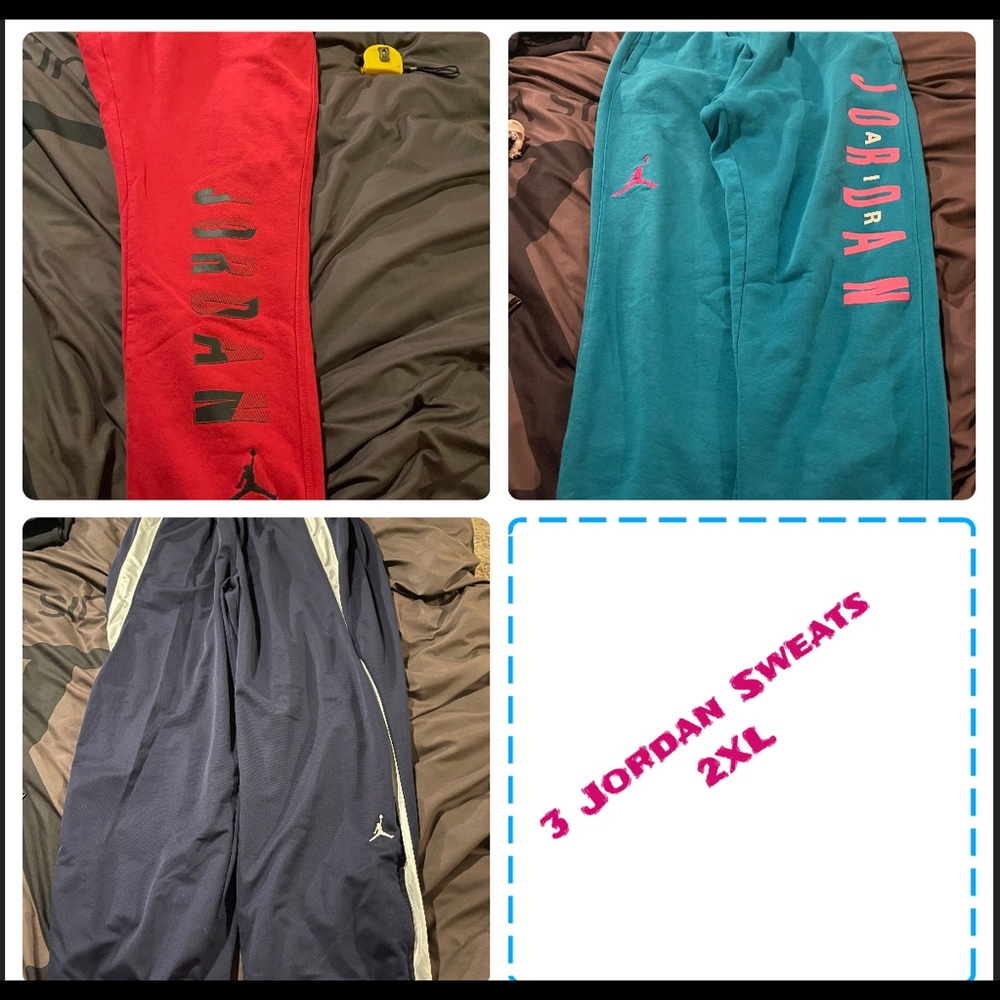 3 Jordan Sweats size XXL Bundle